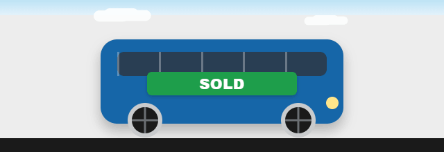 The cover lifts, revealing a SOLD sign